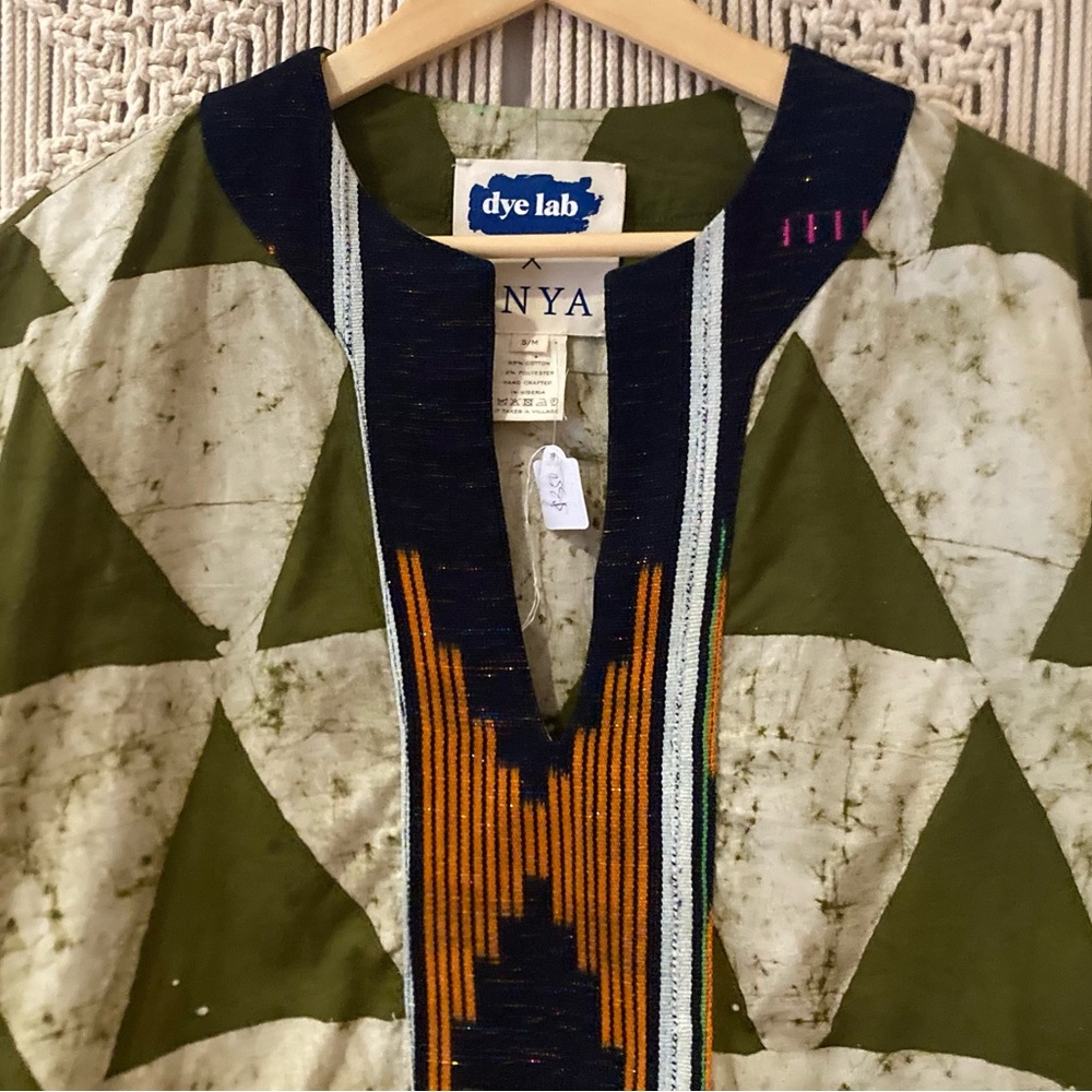 Dye Lab X Anya Nigerian Artisanal Kaftan - Picture 2 of 14